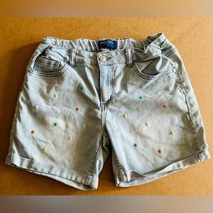 Arizona Jean Company Kids Light Blue Shorts with Colorful Accents